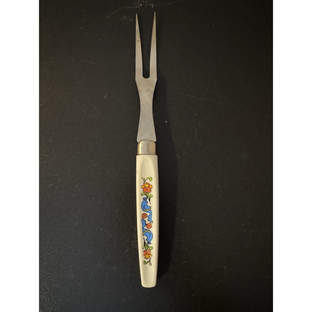 Vintage Ecko Meat Carving Fork Spice of Life Stainless Steel